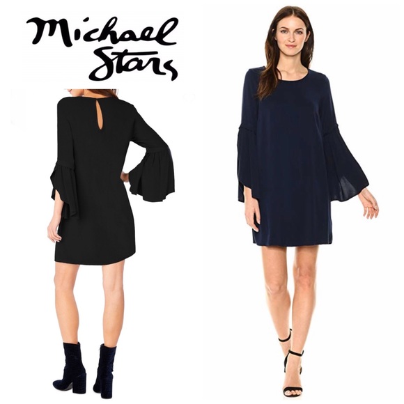 michael stars black dress